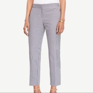 Ann Taylor Seersucker Ankle Pant